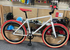 Sgvbicycles Gunther 26" BMX Freestyle Bike FGFS White Red Chromoly